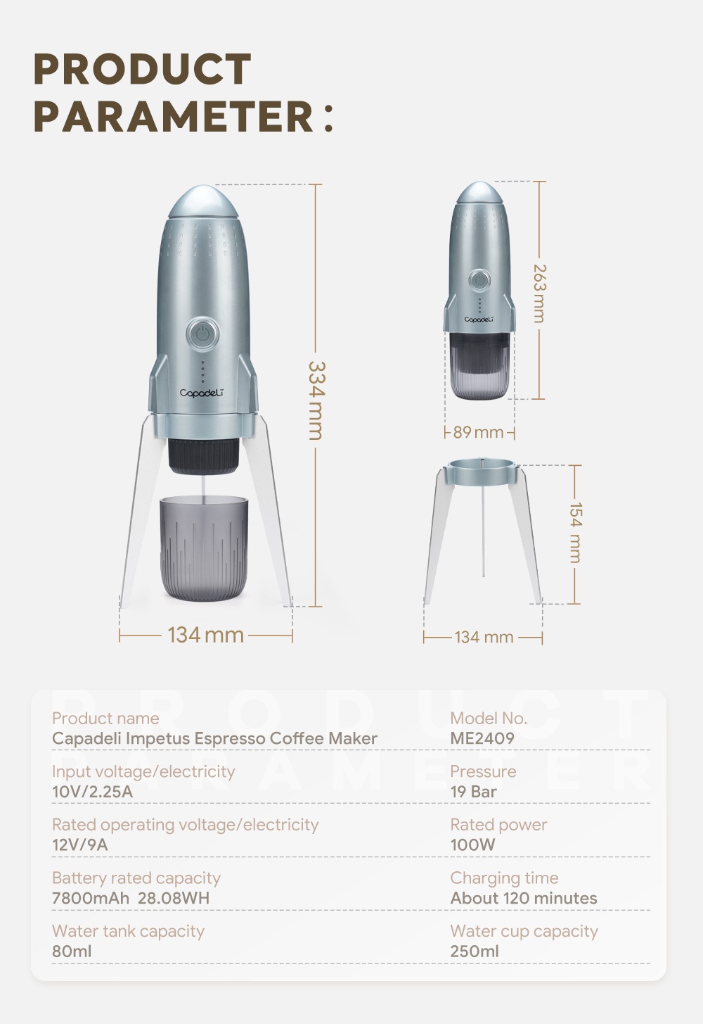 Мобилна кафе машина Rocket Atron – подходяща за къмпинг, кола и офис Мобилна кафе машина Rocket Atron – подходяща за къмпинг, кола и офис